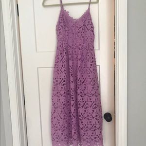 ASTR the label lace midi dress